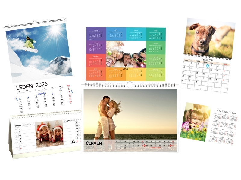 Kalendáře z vlastních fotografií