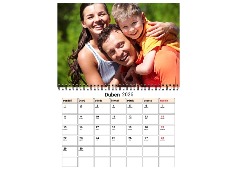 Kalendáře z vlastních fotografií